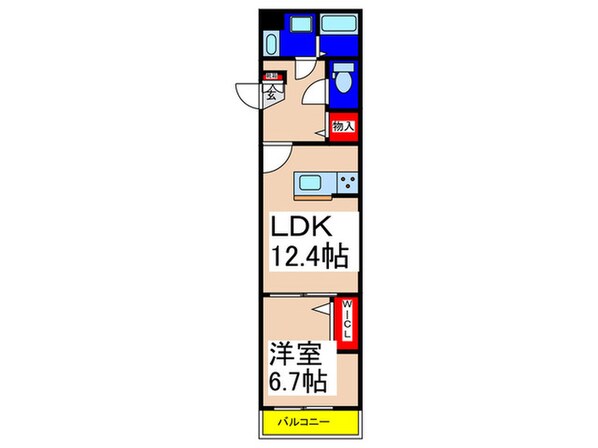 グラナーデ高野台の物件間取画像